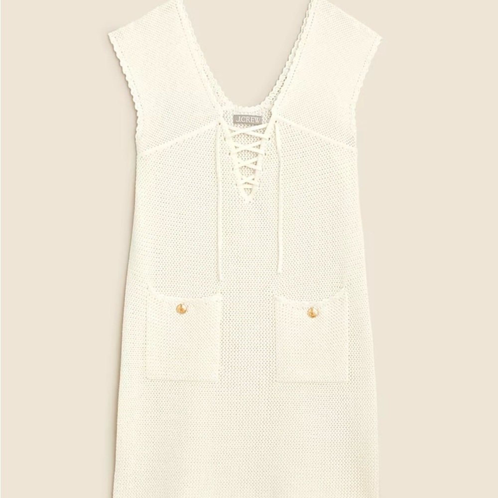 J.Crew Ivory Knit Dress
